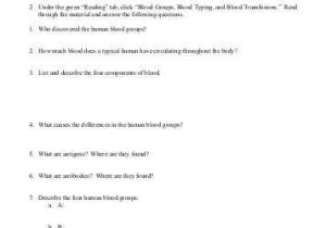 Abo Rh Simulated Blood Typing Worksheet Answers Along with Neo Sci Teacher S Guide