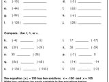 Absolute Value Inequalities Worksheet Answers together with Absolute Value Math Worksheets Zero Pairs Worksheets American Math