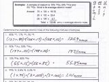 Abundance Of isotopes Chem Worksheet 4 3 with Average atomic Mass Worksheet Show All Work Answers Gallery