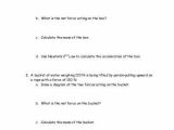 Acceleration and Free Fall Worksheet Answers Also Worksheet