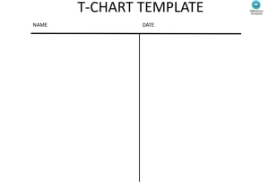 Accounting Worksheet Template Also T Chart Template Hasnydesus