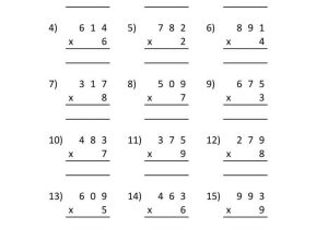 Act Math Worksheets Also 19 Best Multiplication Images On Pinterest