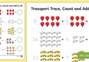 Active Transport Worksheet or Transport Trace Count and Add to 20 Worksheet Transport