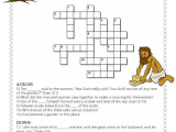 Adam and Eve Worksheets and Free Bible Crossword Puzzle Adam and Eve