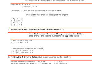Adding and Subtracting Integers Word Problems Worksheet with Integer Rules Img Docstoccdn Thumborig Png