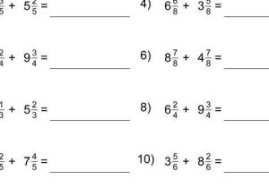 Adding and Subtracting Mixed Numbers Worksheet Pdf Along with 5th Grade Math Worksheets Adding and Subtracting Fractions