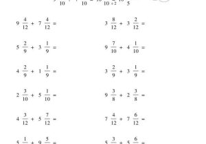 Adding and Subtracting Mixed Numbers Worksheet Pdf with Multiplying Fractions Adding and Subtracting Word Problems