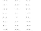 Addition Of Integers Worksheet as Well as Math Worksheets Integers
