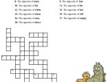 Adjectives Worksheet 3 Spanish Answers as Well as Adjectives Worksheets Crossword