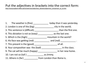 Agreement Of Adjectives Spanish Worksheet Answers Hayes School Also Online Present