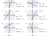 Algebra 1 Slope Intercept form Worksheet 1 Also Graphing Slope Intercept form Worksheets Math Aids