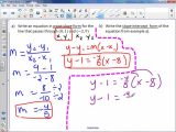 Algebra 1 Slope Intercept form Worksheet 1 Answer Key Also 8th Grade 36 Write Linear Equations Day 1
