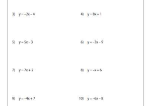 Algebra 1 Slope Intercept form Worksheet 1 with Slope Intercept form Of Equation Of A Line Worksheets