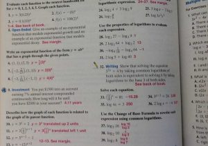 Algebra 2 Chapter 7 Review Worksheet Answers as Well as Algebra 2 Chapter 5 Quadratic Equations and Functions Answers