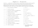 Algebra 2 Complex Numbers Worksheet Answers with Worksheet Ideas Algebra Properties 8th 9th Grade Worksheet L