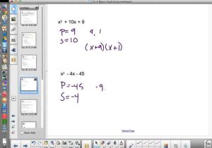 Algebra 2 Factoring Worksheet Key and I12 Basic Factoring