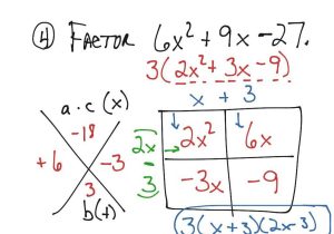 Algebra 2 solving Quadratic Equations by Factoring Worksheet Answers Also attractive Algebra Factoring Worksheet Worksheet Ma