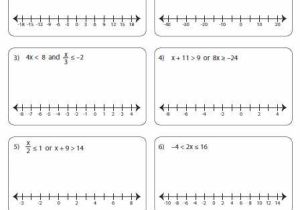 Algebra Inequalities Worksheet together with Beautiful solving Inequalities Worksheet Inspirational solving and