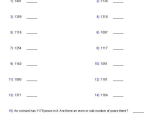 Algebraic Expressions Worksheets with Answers and even and Odd Worksheets