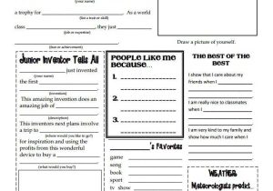 All About Me Worksheet Middle School Pdf Along with 46 Best Back to School Ideas for Parents and Teachers Images On