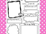 All About Me Worksheet Middle School Pdf Along with 83 Best Esl Templates Images On Pinterest