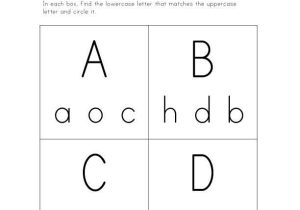 Alphabet Matching Worksheets and 39 Best Preschool Practice Work Images On Pinterest