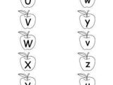 Alphabet Matching Worksheets or Matching Uppercase and Lowercase Letters U Through Z