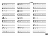 Alphabet Practice Worksheets or Abc Practice Sheet aslitherair