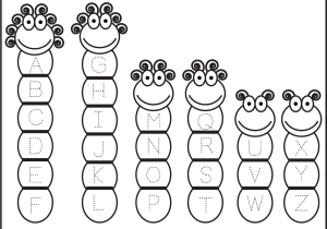 Alphabet Recognition Worksheets for Kindergarten or Printable Alphabet Worksheets for Kindergarten