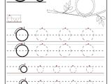Alphabet Tracing Worksheets for 3 Year Olds or Letter O Worksheets for Preschool Activity Shel…