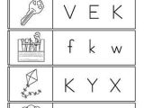 Alphabet Worksheets for Pre K and Picture Letter Match Letter K Worksheet
