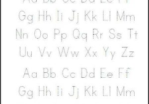 Alphabet Worksheets Pdf Along with Alphabet Dotted Line Worksheets Free Printable Handwriting Abc