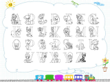Alphabet Writing Worksheets with Color My Alphabet Print Coloring Worksheets Free App S
