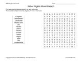 Amendment Worksheet Pdf and Bill Of Rights Word Search Worksheet Lesson Planet