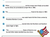 America the Story Of Us Civil War Worksheet Answers and Civil War Fill In the Blank
