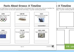 American Revolution Timeline Worksheet together with Facts About Greece Timeline Worksheet Activity Sheets Ks2
