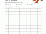 Analyzing Data Worksheet and Graph Worksheets First Grade