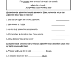 Analyzing Graphs Worksheet Also What Kind Adjectives Worksheets