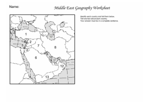 Ancient Greece Map Worksheet and Geography Worksheets Middle School Super Teacher Worksheet