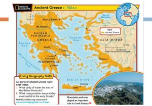 Ancient Greece Map Worksheet together with Greece Physical Features Map Of Handouts Bing Images
