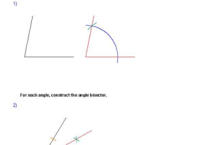 Angle Bisector Worksheet Answer Key and Angles Constructions Worksheets Ideas for the House