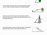 Angle Of Elevation and Depression Trig Worksheet together with Fresh Angle Elevation and Depression Trig Worksheet – Sabaax