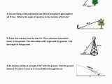 Angle Of Elevation and Depression Worksheet with Answers as Well as Fresh Angle Elevation and Depression Trig Worksheet – Sabaax