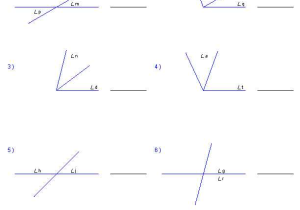 Angle Relationships Worksheet Answers Along with Geometry Worksheets