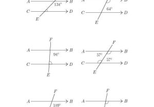 Angle Relationships Worksheet Answers Also Geometry Math Worksheets for High School Awesome Worksheets High