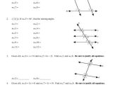 Angle Relationships Worksheet Answers and Worksheets 50 Re Mendations Parallel Lines and Transversals