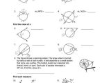 Angle Relationships Worksheet Answers as Well as Angles In Circles Worksheet Worksheets for All