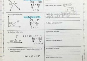 Angle Relationships Worksheet Answers with Angles and Relationships Inb Pages