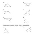Angles In A Triangle Worksheet Answers Along with solving Right Triangles Worksheet