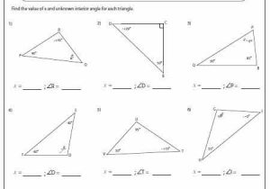 Angles In A Triangle Worksheet Answers as Well as 11 Best Geometry Triangles Images On Pinterest